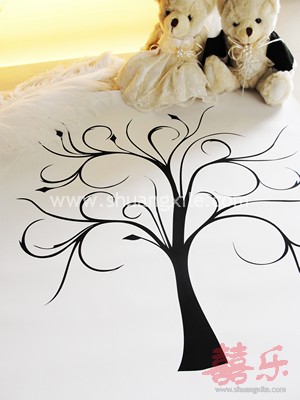 Love Tree Thumbprint Guestbook